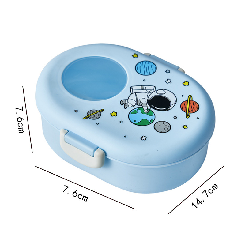 Astronaut Lunch Box Lunch Box Microwave Oven Heating Office Office Fruit Tableware Kids Lunch Box Canteen