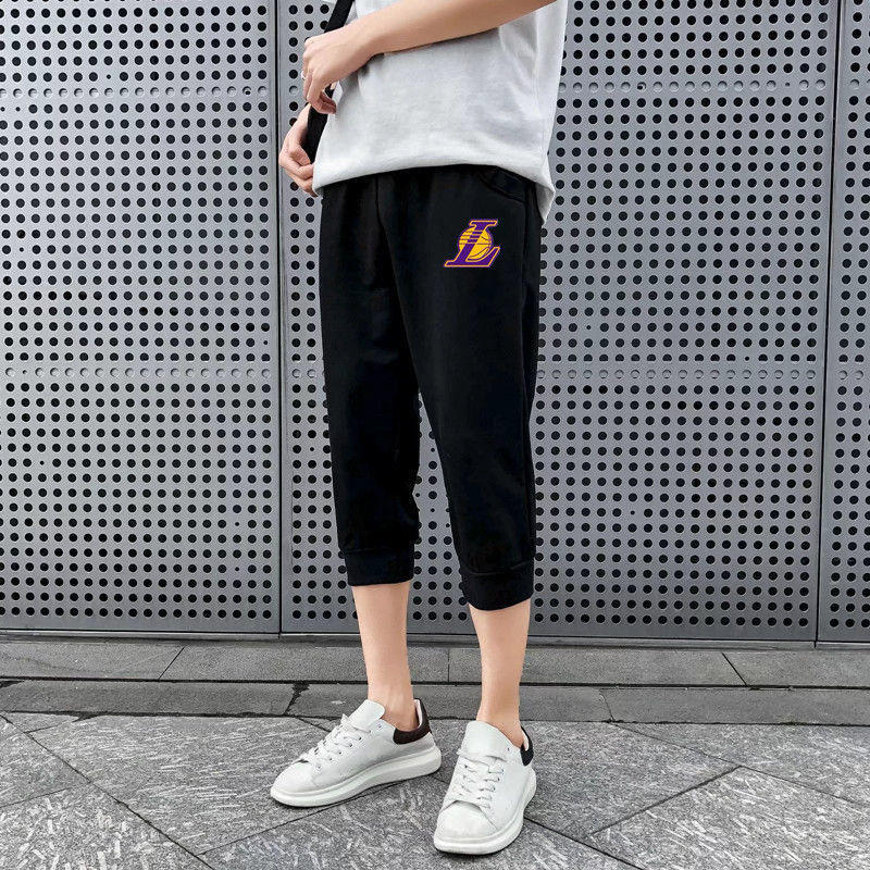 大男童七分裤夏青少年12运动短裤男13初中薄款16大童夏天七分裤子