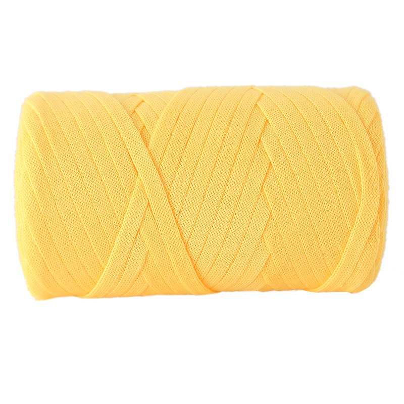 厂家现货纯色编带线 手工编制地垫线diy勾包扁带线毛线批发可定