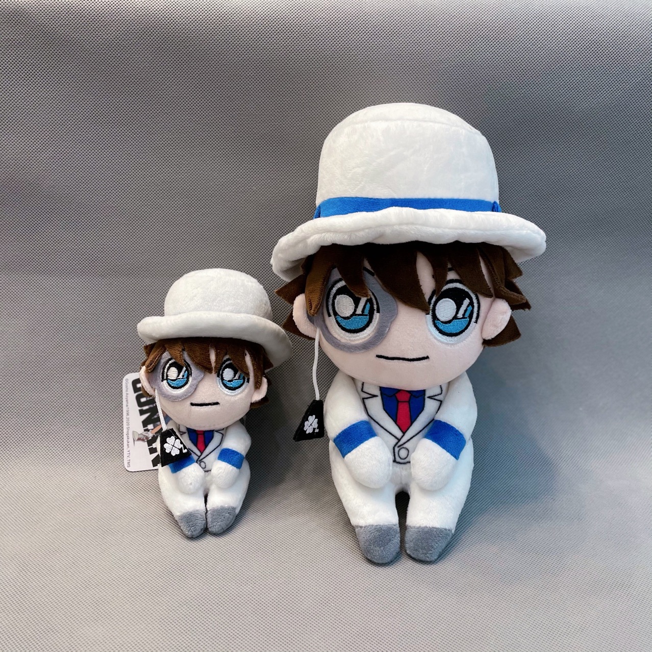 日漫周边 名侦探柯南秀一 怪盗基德玩偶玩具 毛绒7寸公仔4寸挂件