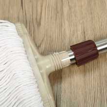 新疆棉纯棉线拖把圆头宽头拖把超吸水不掉毛干湿两用瓷砖地板墩布