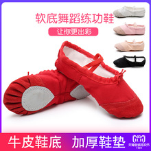 新款猫爪鞋舞蹈鞋表演服演出服装包头软底舞蹈鞋瑜伽练功鞋