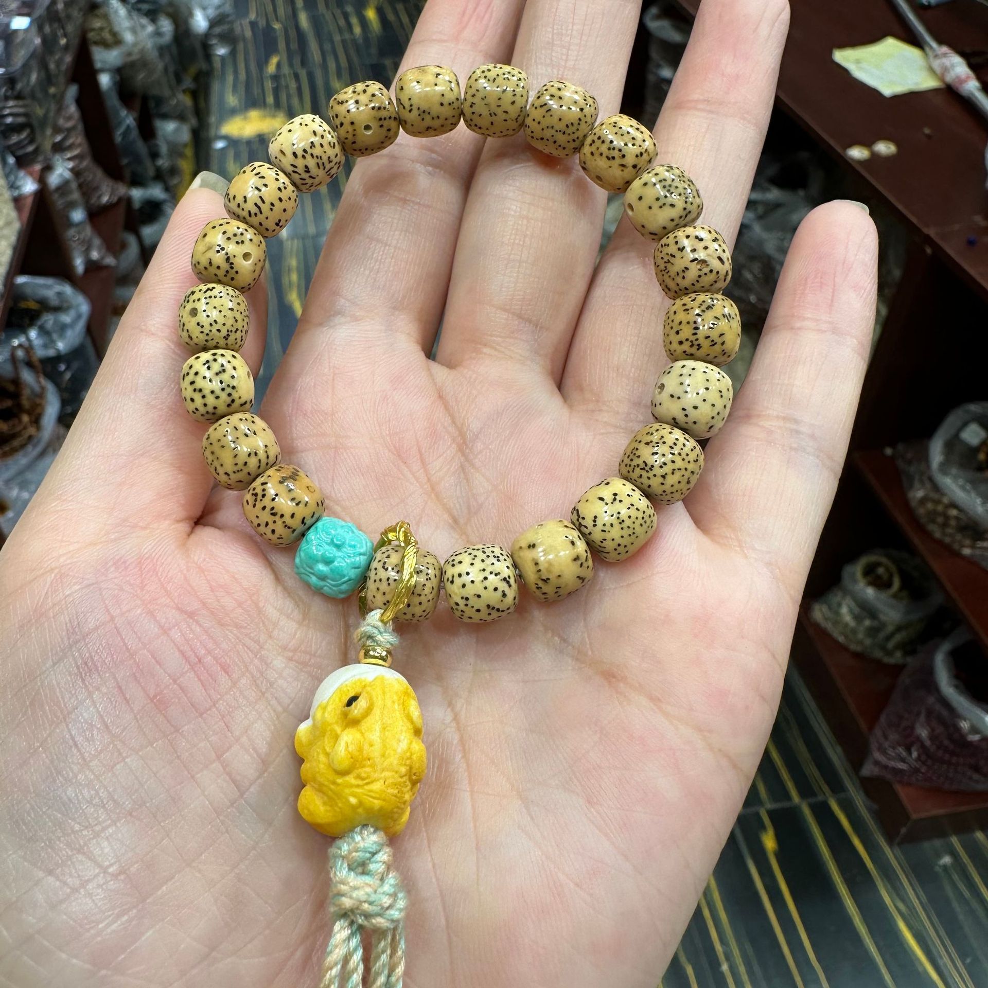 天然星月菩提手链 文玩饰品佛珠手串 绕指柔念珠根付 中国风男女