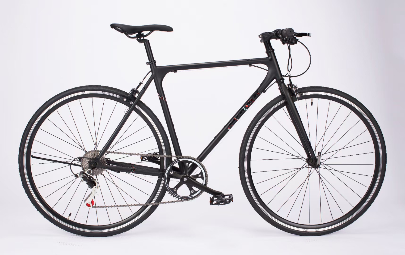 复古公路自行车城市休闲700cc变速直把学生代步竞速男女死飞单车