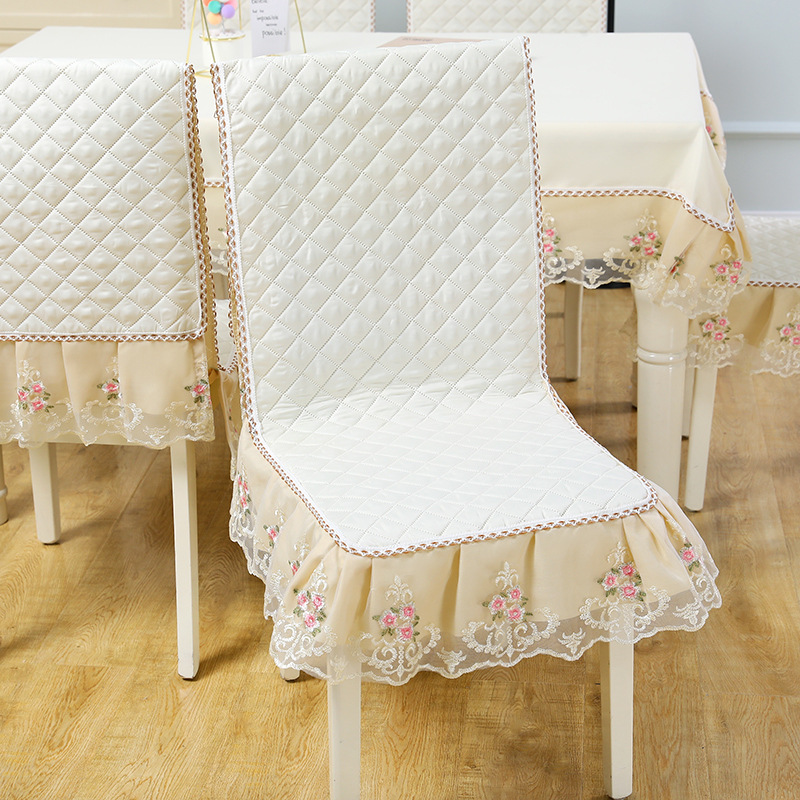 连体椅子套通用餐椅垫桌布套装餐厅椅子坐垫套靠背一体餐椅垫椅套