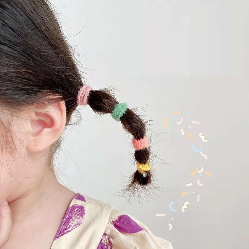 儿童皮筋不伤发弹性好女童扎头发小号发圈高弹力宝宝扎小揪揪头绳