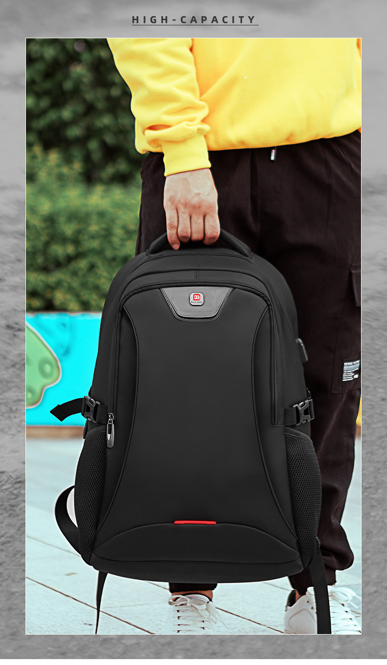 巴朗背包男士肩包2021年新款中学生书包大容量旅行电脑包时尚潮流