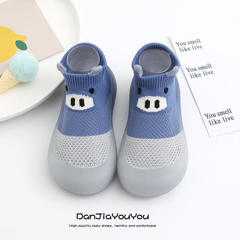 Baby Toddler Shoes Soft-Soled Non-Slip Breathable Sock Shoes Indoor and Outdoor Boys and Girls Baby Spring and Summer Deodorant Floor Shoes Socks