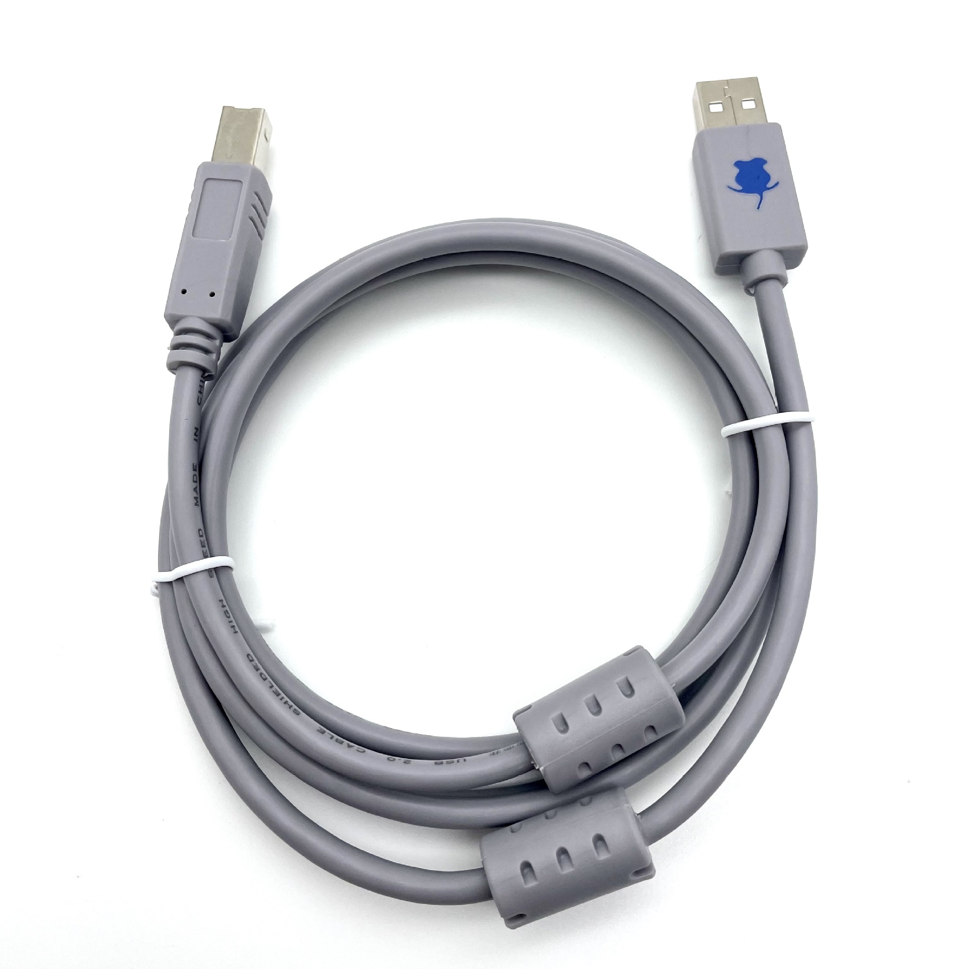 纯铜usb打印线双屏蔽双磁环方口打印机数据线1.5米3米5米10