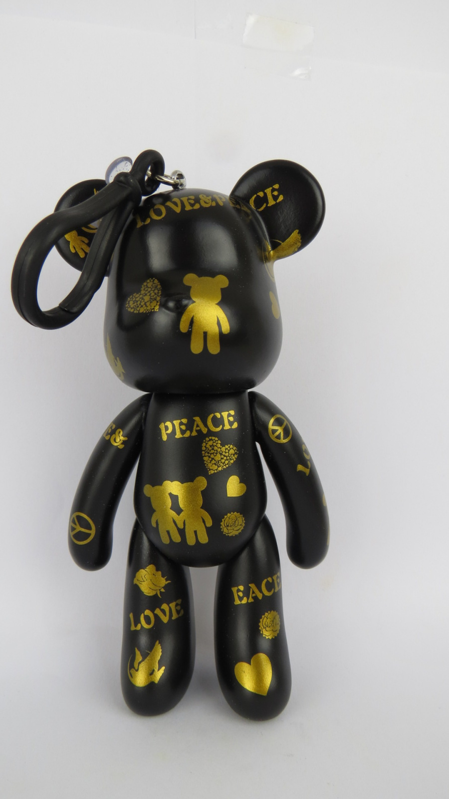 暴力熊积木熊popobe熊网红潮玩公仔熊30寸电镀5寸钥匙扣摆件挂饰