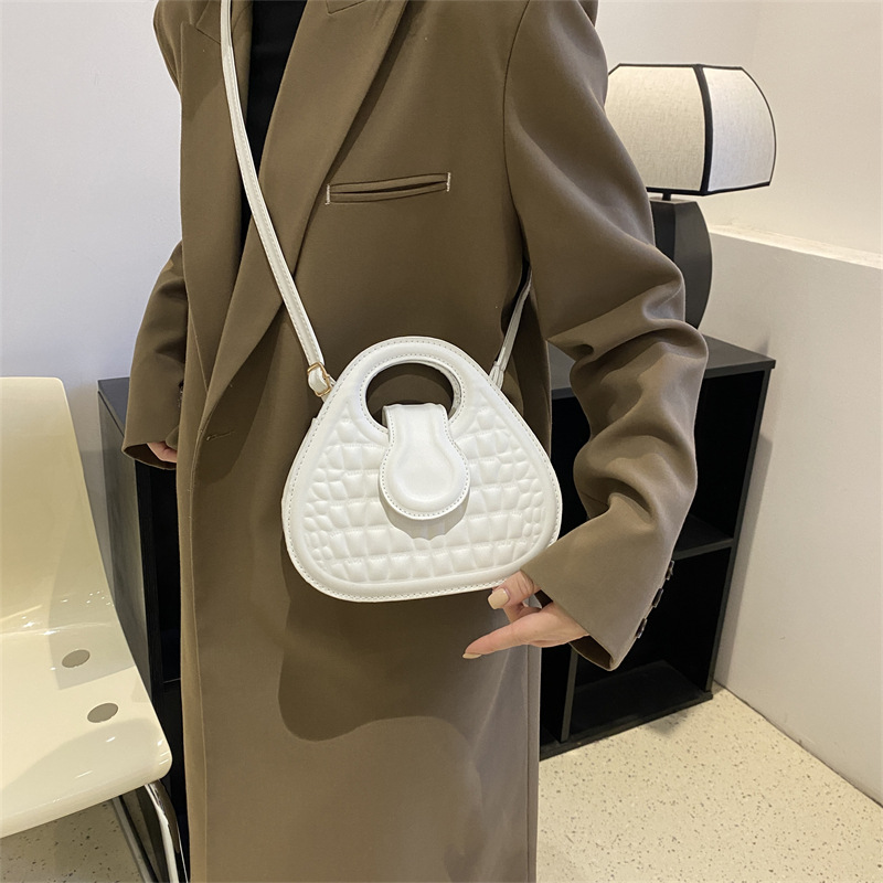 Personality Bag Women's 2023 Spring Niche Crocodile Pattern Indentation Women's Handbag Fashion Simple Shoulder Messenger Bag