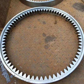 厂家定制大模数齿轮内齿圈锻打机械伞型齿轮圈精密回转支承大齿轮