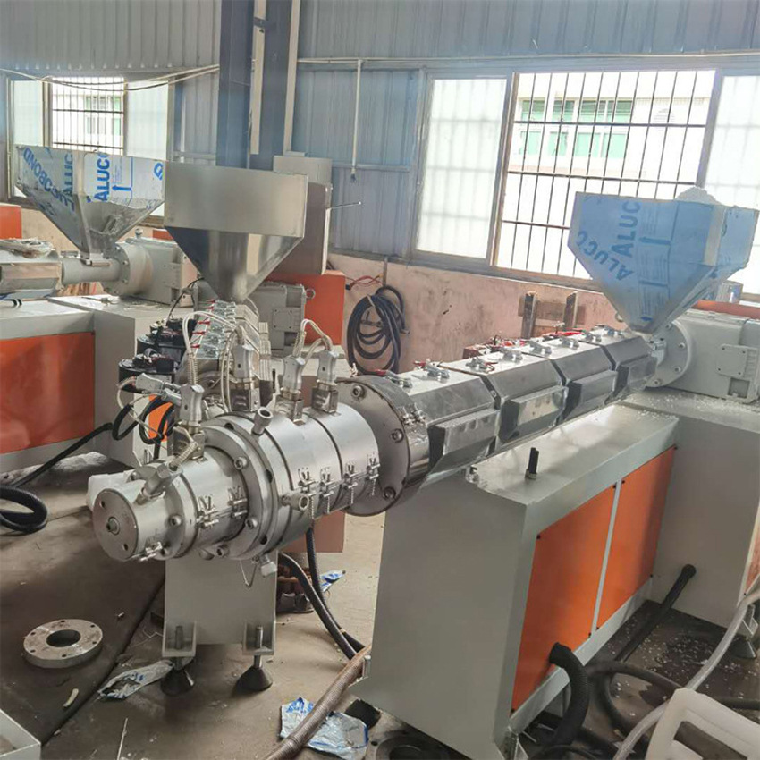 pp包胶管挤出机塑料包胶管生产机器一机多用广东厂家直供