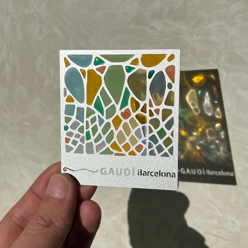 金属镂空透明漆书签定 制透光五彩冰箱贴磁吸双用文创纪念品定 做