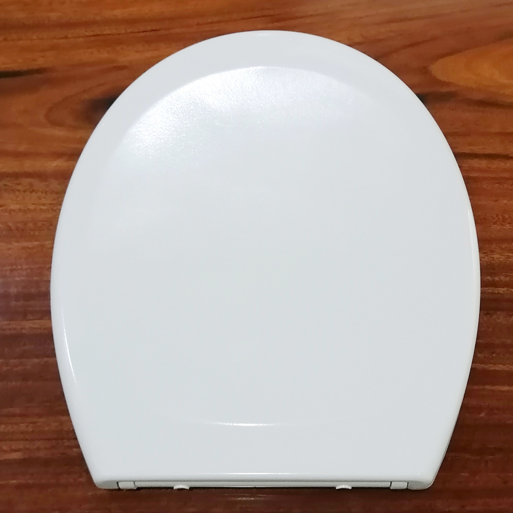 家用脲醛o型马桶盖缓降树脂坐便器盖板一键快拆马桶盖亚马逊货源