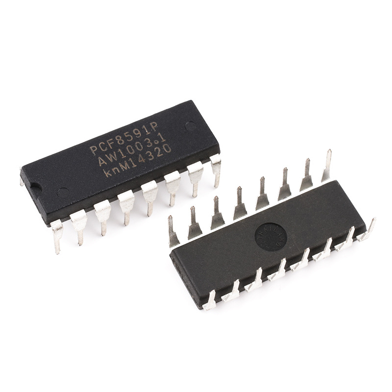 pcf8591ppcf85918位模数数模转换器adda芯片icdip16直插