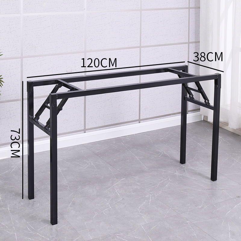 Thickened Portable Desk Shelf Folding Table Leg Bracket Dining Table Leg Double-Layer Desk Rack Office Table Stand Conference Table Shelf