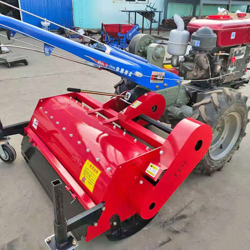 sf70果园碎草机手扶还田机手扶拖拉机带玉米秸秆粉碎还田机