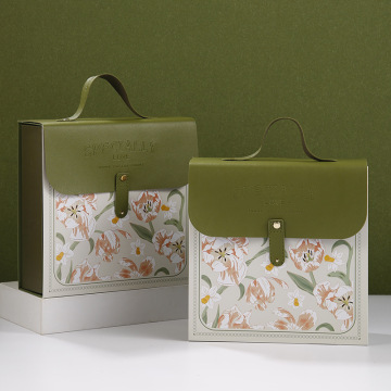 花朵清新伴手礼盒礼物盒伴娘礼盒喜糖盒皮质首饰礼物包装盒礼品盒