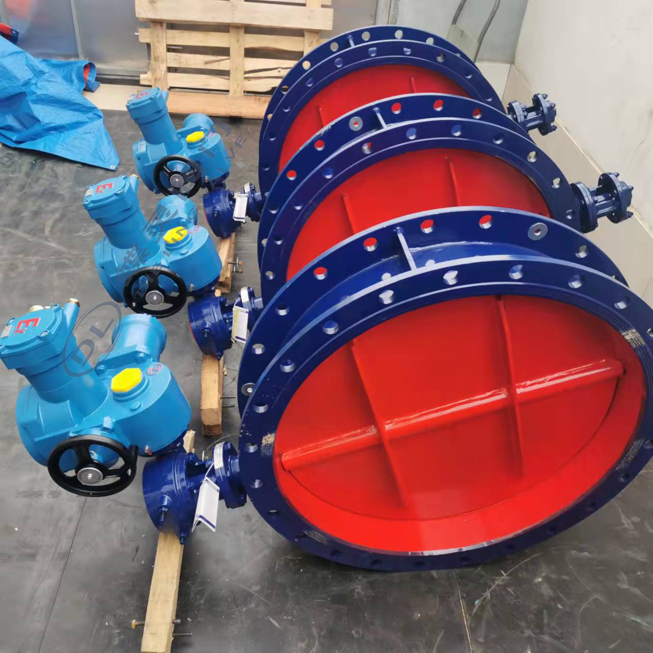 煤矿电动通风蝶阀dn800 煤矿用全自动电控风门md941w-1c