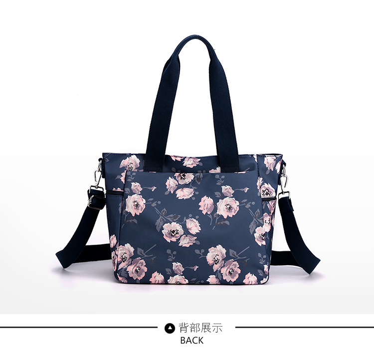 索亚特新款休闲包女士单肩包大容量出行手提包尼龙布包轻便斜挎包