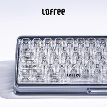 Lofree洛斐1%透明机械键盘无线蓝牙男女生办公游戏笔记本电脑适用