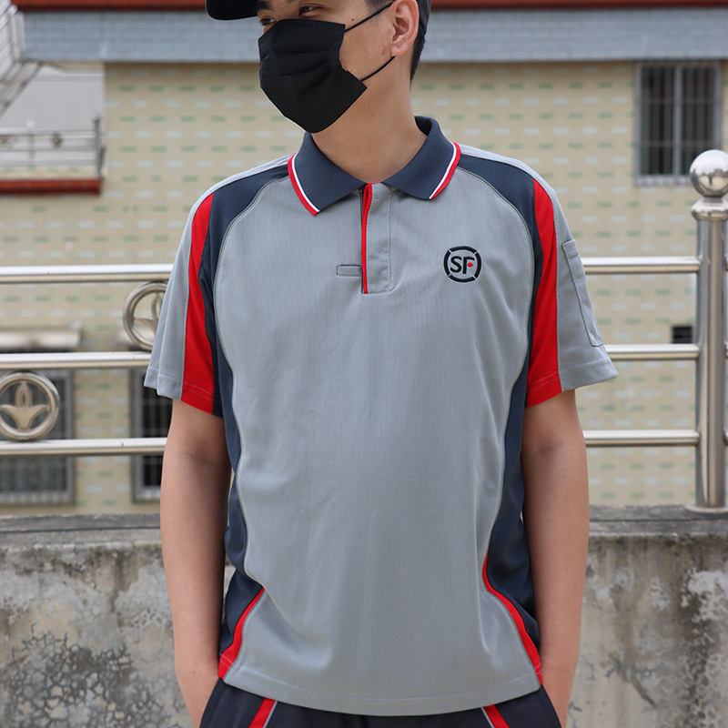 全新顺丰工作服速运快递员短袖t恤夏季同城寄送长裤工衣骑士半袖