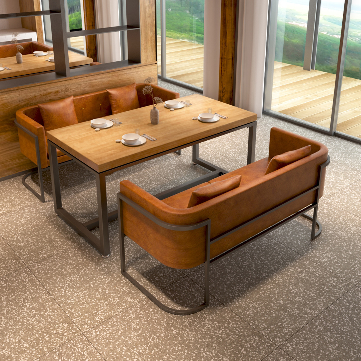 休闲餐桌椅沙发