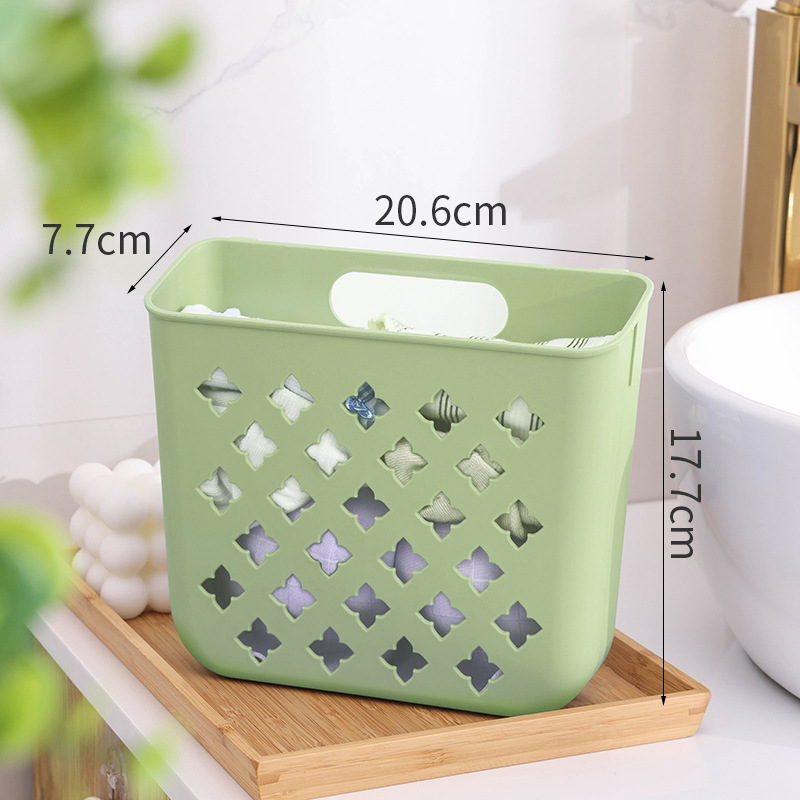 Laundry Basket Household Laundry Basket Wall Hanging Foldable Bathroom Bath Storage Basket Bucket Bathroom Artifact