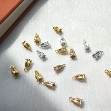 铃兰花苞8x14mm吊钟合金款 DIY手工制作古典古风发簪步摇厂家直销