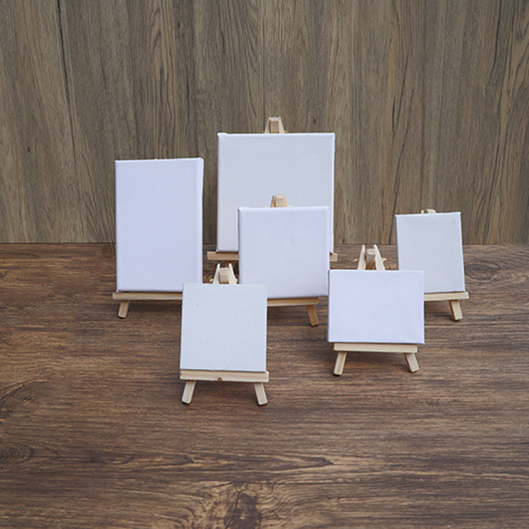 桌面画框画架胶水框水粉水彩丙烯颜料内框手绘diy油画框迷你画框