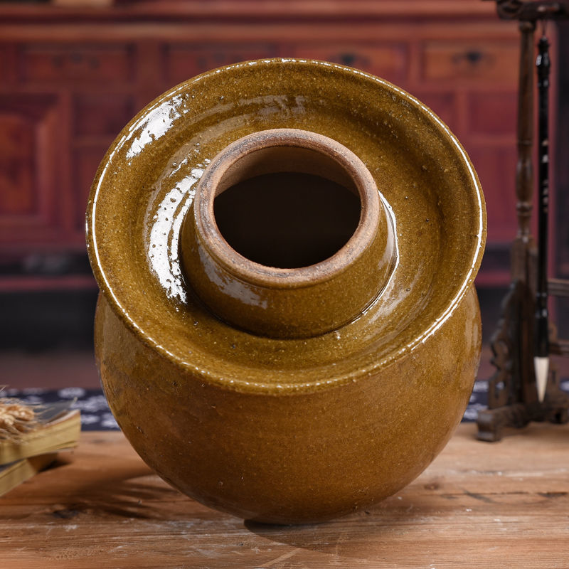 泡菜坛子土陶腌菜酸菜咸菜坛子陶瓷无铅家用老式加厚厨房瓦罐四川