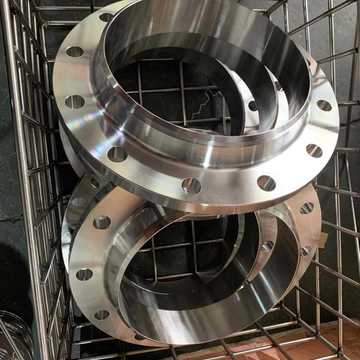 对焊法兰wn长颈法兰盘hg2059509锻打316l材质带颈对焊大口径法兰