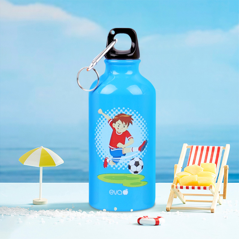 铝制运动水壶多色儿童运动水壶学生儿童水杯卡通便携创意杯子