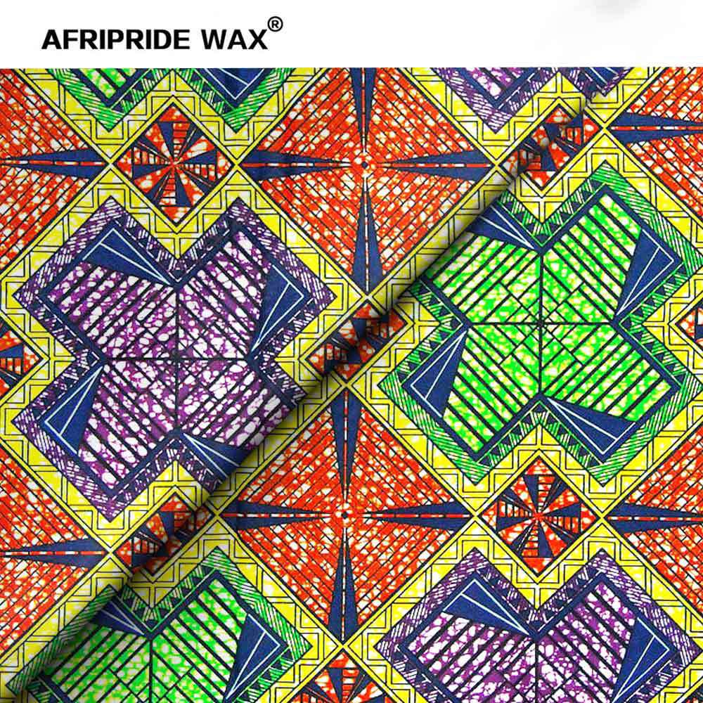 Foreign Trade Digital Printing African National Style Batik Cotton Clothing Fabric Afripride Wax