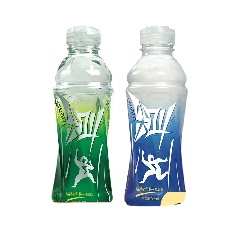 农夫山泉尖叫饮料550ml*15瓶绿瓶装运动纤维型/箱白桃味多肽批发