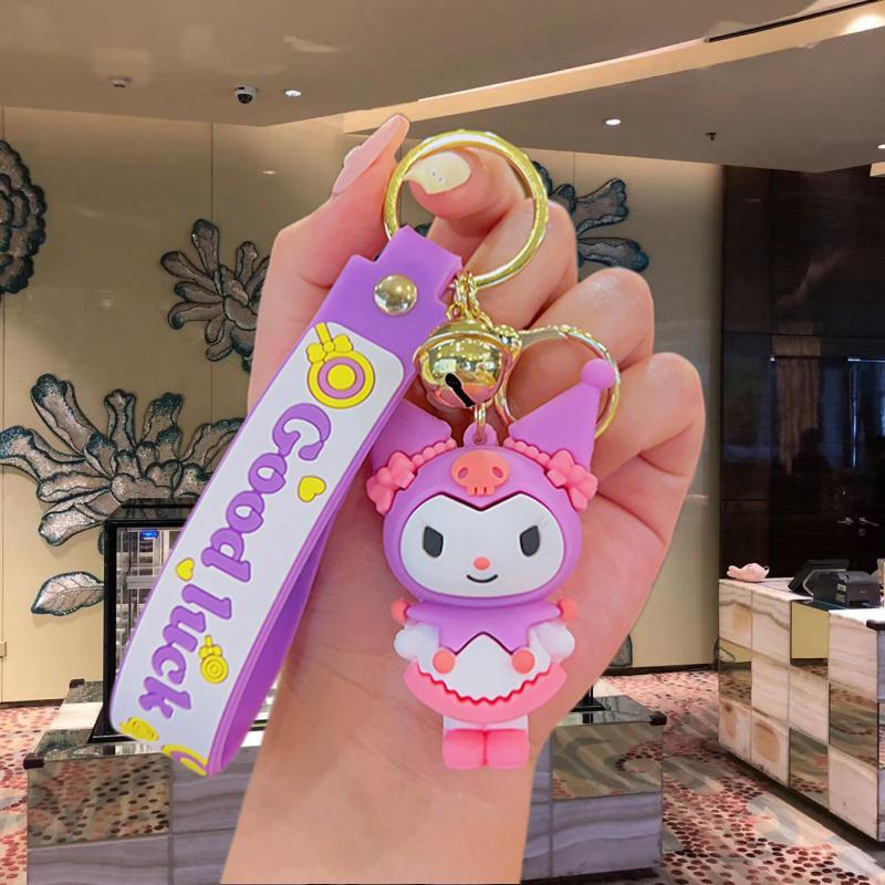 New Sanrio Cartoon Key Button Cute Clow M Handbag Pendant Car Key Chain Small Gift Wholesale