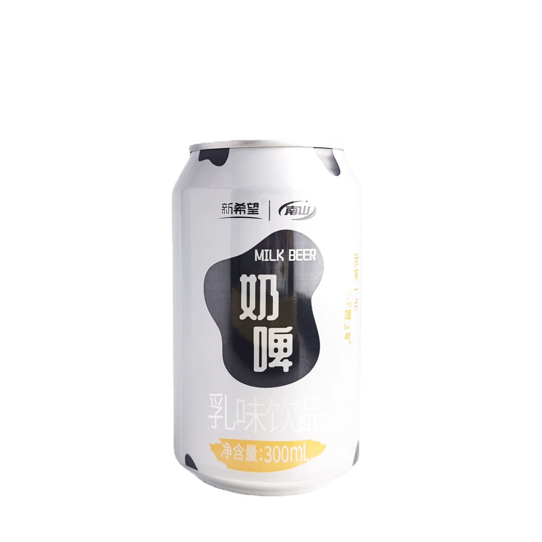 新希望南山奶啤300mlx12罐乳酸菌发酵风味非啤酒饮料休闲零食