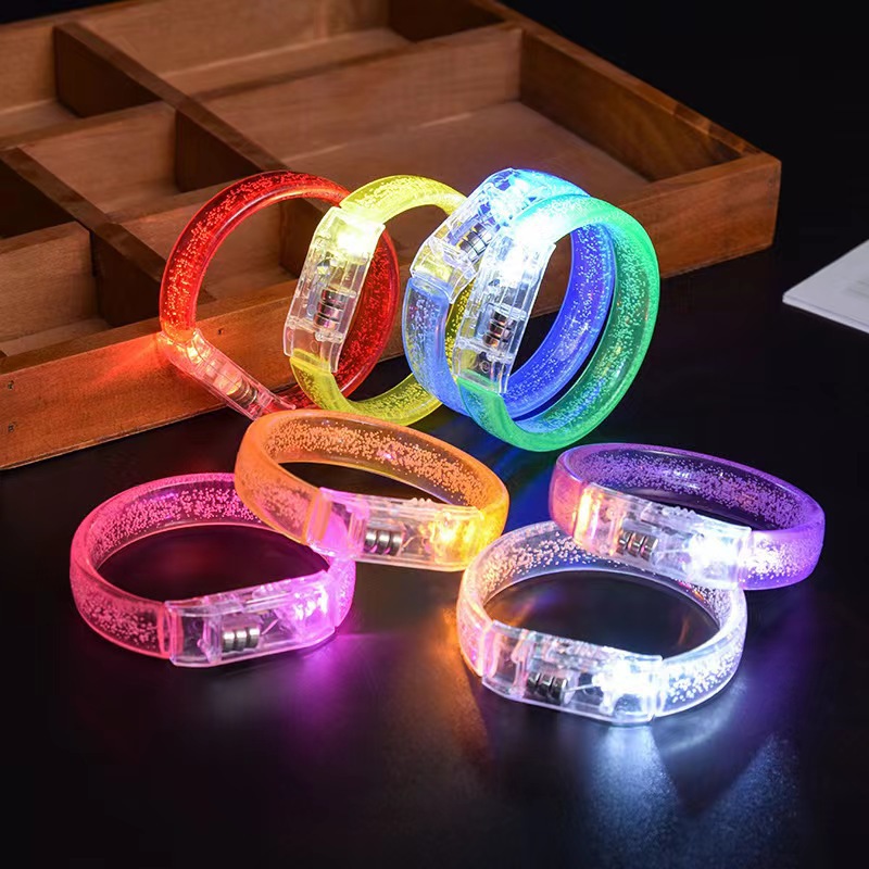 Concert Luminous Bracelet Acrylic LED Flash Bracelet Support Fluorescent Bracelet Event Cheering Props Logo