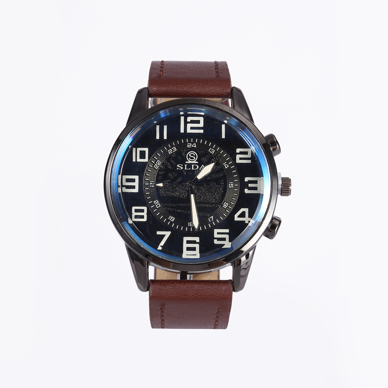 2022 New Retro Belt Watch Men's Fashion Trend Digital Student Watch Men's Quartz Watch Wholesale