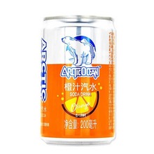 橙汁汽水碳酸饮料整箱批地道老北京饮品迷你罐200ml*24