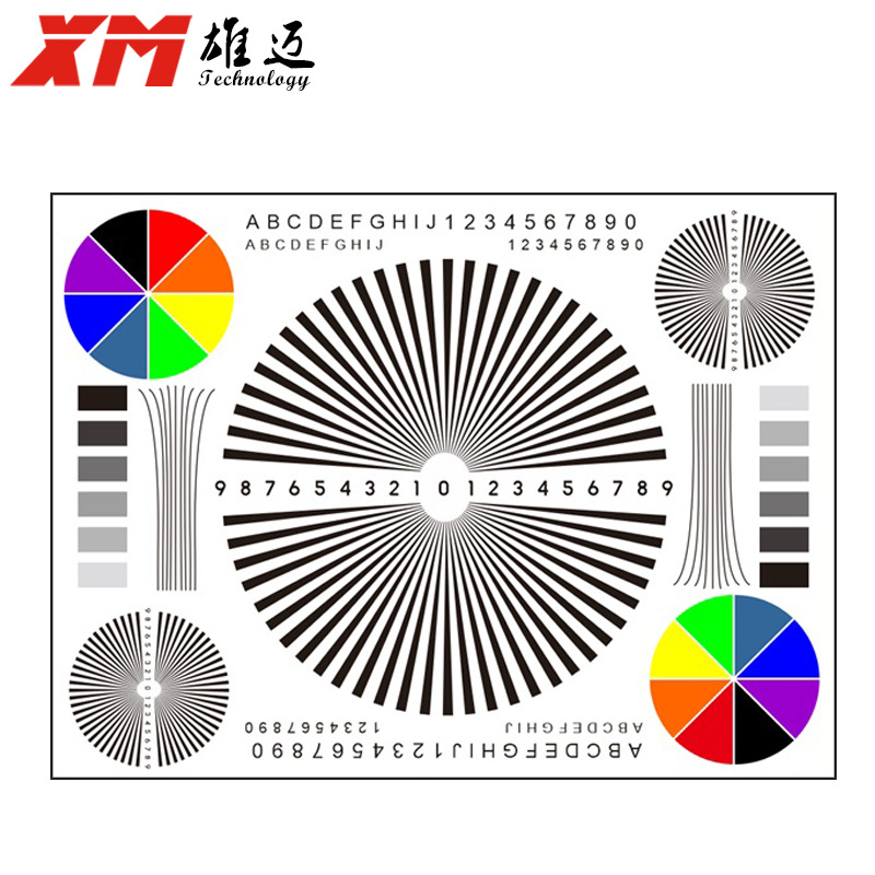 监控组装摄像机镜头调焦测试 监控对焦图/测试图等 安防监控配件