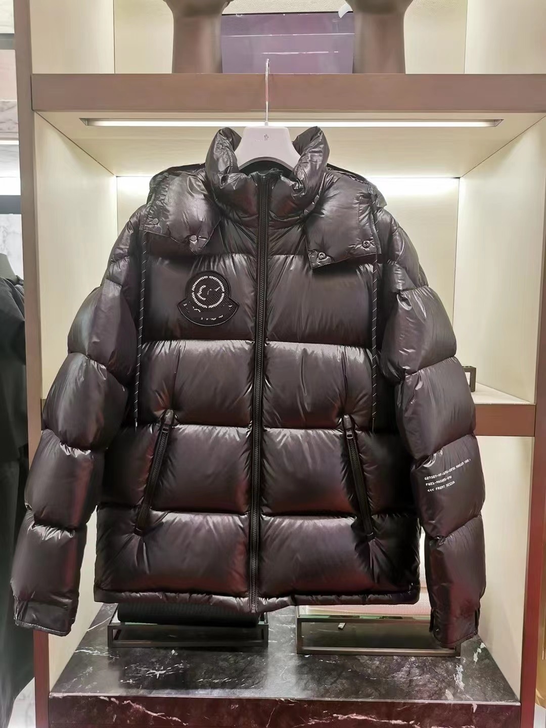 欧洲站2021秋冬新款m家地球羽绒服男女士韩版宽松加厚休闲外套冬