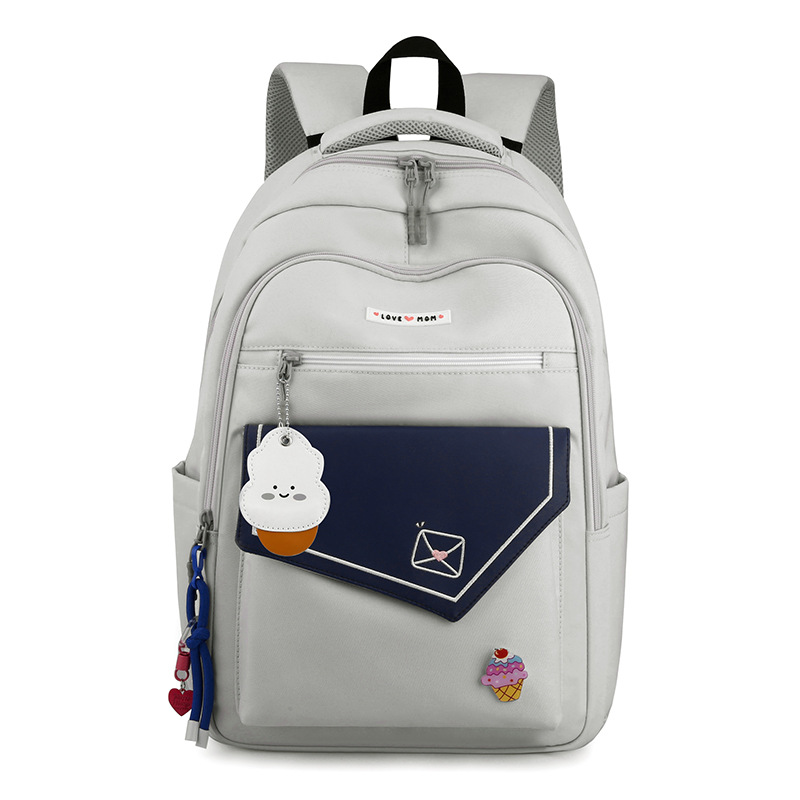 New Schoolbag High School Student Lightweight Junior School Backpack Campus Backpack