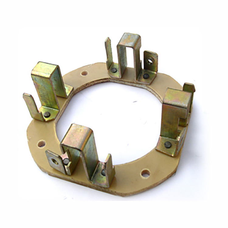 四孔发电机碳刷架 木胶碳刷架 订购电机碳刷架 定制厂家