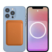 适用iPhone17苹果Magsafe磁吸卡包皮革手机背夹超薄强磁卡包卡套