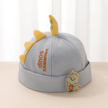 宝宝帽子春季儿童地主帽恐龙婴儿瓜皮帽男女童遮阳帽儿童帽子