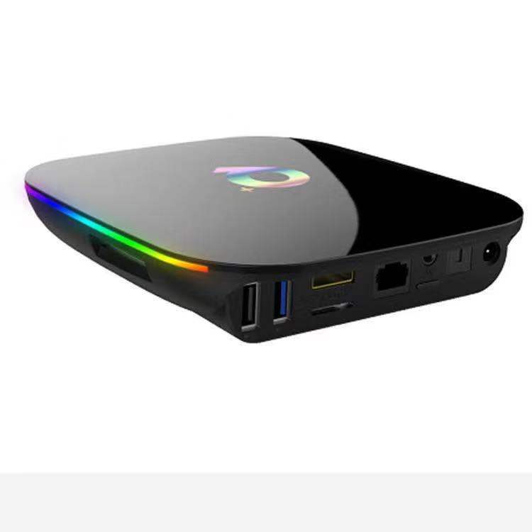 q  qplus 网络电视机顶盒 外贸6k电视盒子tv box网络机顶盒电视盒