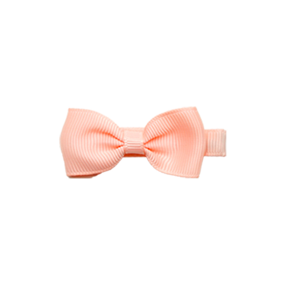 European and American Children's Ornaments Bowknot Barrettes Solid Color Thread Belt Baby Bang Clip Side Clip Headdress 9103