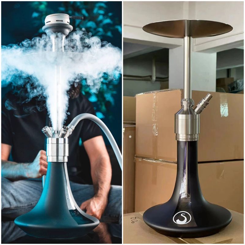 新款热销pro x大号不锈钢水烟壶单管steamulation水烟壶全套shish